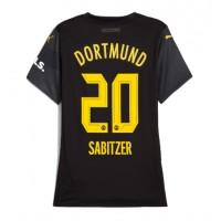 Camisa de time de futebol Borussia Dortmund Marcel Sabitzer #20 Replicas 2º Equipamento Feminina 2024-25 Manga Curta